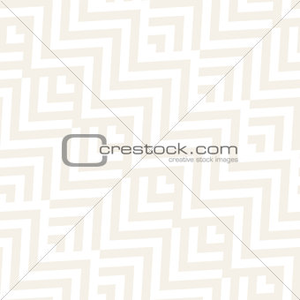 Abstract ZigZag Stripes. Stylish Ethnic Ornament. Vector Seamless Pattern. Repeating Subtle Background