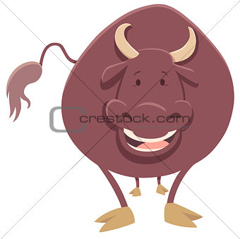 bull farm animal character