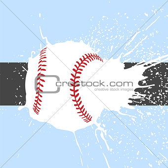 bright baseball background