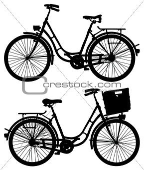 Two classic bicycles