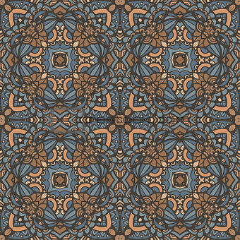 absract seamless geometric mosaic print