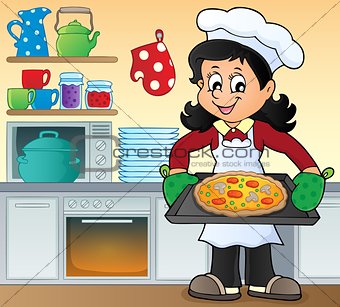 Female cook theme image 7