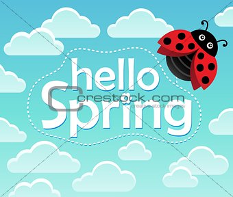 Hello spring theme image 1