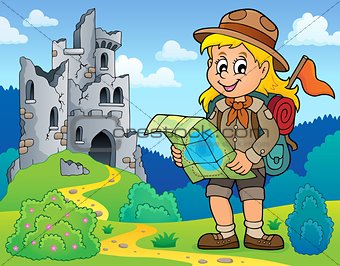 Scout girl theme image 8