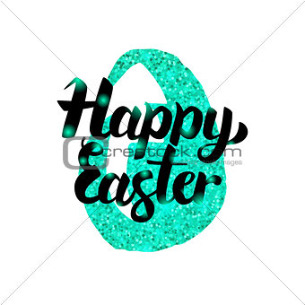 Happy Easter Greeting Inscription