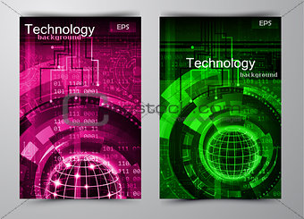 Abstract technology background