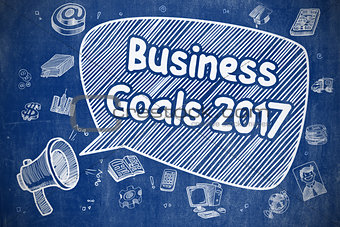 Business Goals 2017 - Business Concept.