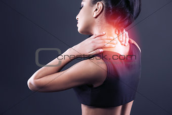 Creative concept for body pain