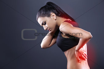 Creative concept for body pain