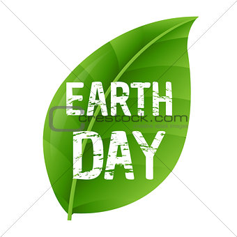 Earth Day Leaf