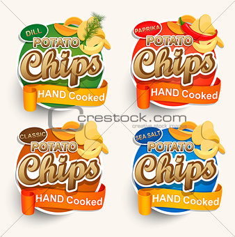 Set of different chips.