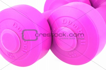 pink ladies dumbells