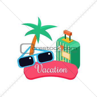 Exotic Vacation. Vector Illustration