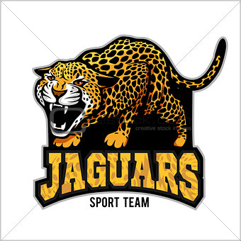 jaguar mascot - emblem for sport team