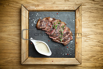 Sliced steak Picanya