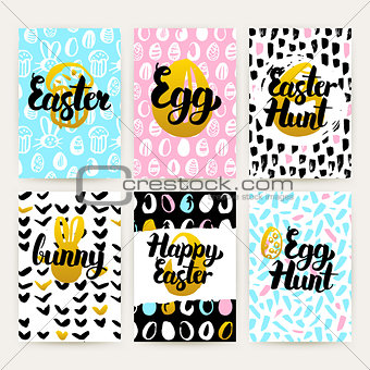 Happy Easter Trendy Posters