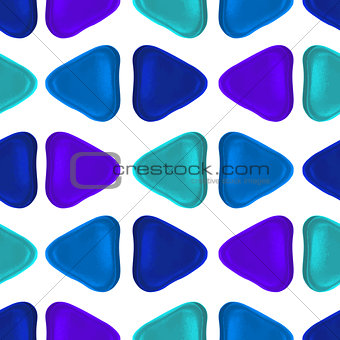 Seamless vector pattern made up of geometric shapes clay.