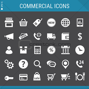 Commercial icons collection