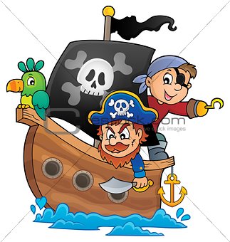 Pirate boat theme 1