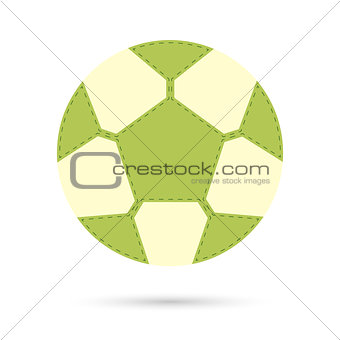 Football soccer ball icon.