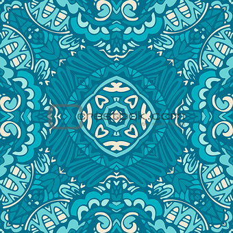 blue damask luxury pattern