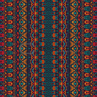 Abstract geometric striped seamless pattern