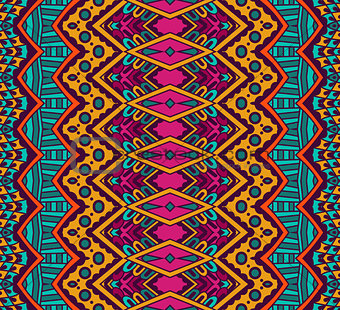 striped geometric ethnic seamless pattern