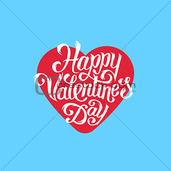 Happy Valentines Day greeting card design