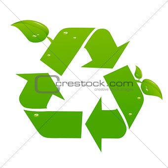 Vector recycle signs