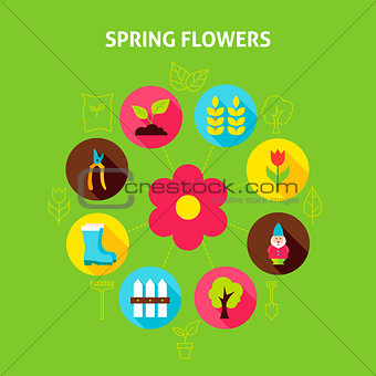 Spring Flowers Concept