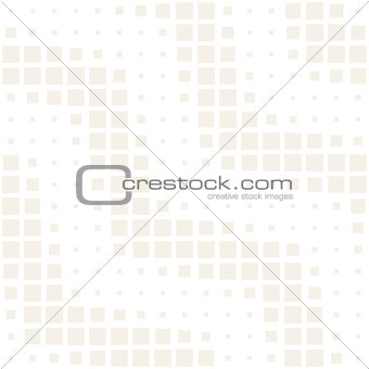 Repeating Rectangle Shape Halftone. Vector Seamless Monochrome Pattern