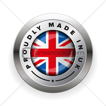 Made in UK badge vector