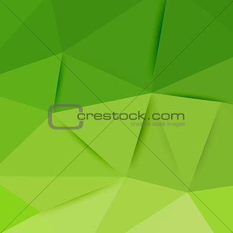 Abstract green graphic art