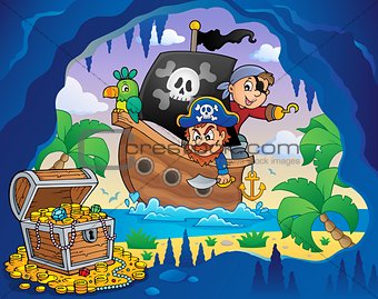 Pirate boat theme 4