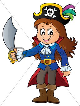Pirate girl theme image 1