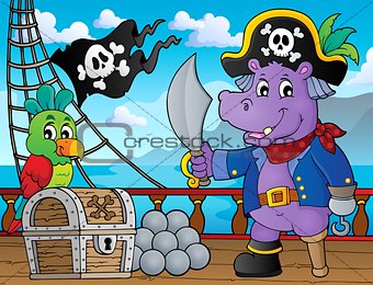 Pirate hippo theme 3