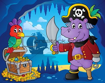 Pirate hippo theme 4