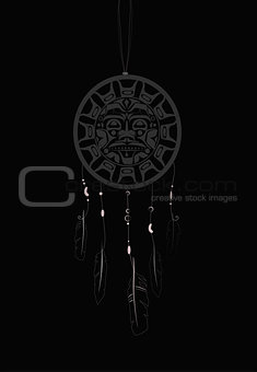 Dream Catcher with indigenous pattern