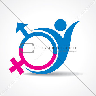 Male and Female icon stock vector
