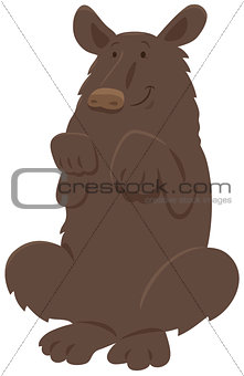 black bear animal character