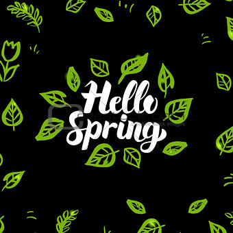 Hello Spring Greenery Design