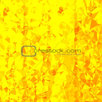 Abstract Yellow Polygonal Background.