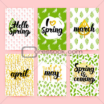 Spring Greetings Trendy Brochures