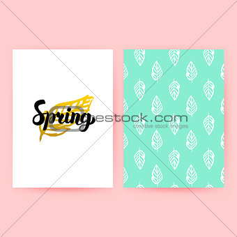 Spring Pastel Retro Poster