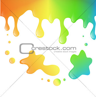 Bright splash rainbow sweet background design