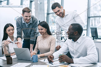 Group of people business meeting team work concept