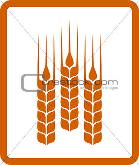 icon with wheat ears