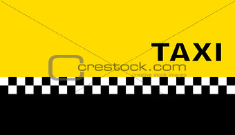 taxi business card