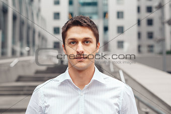 Portrait of an handsome businessman