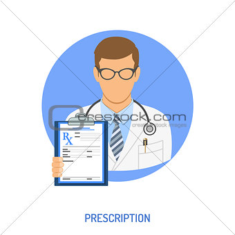 medical prescription concept